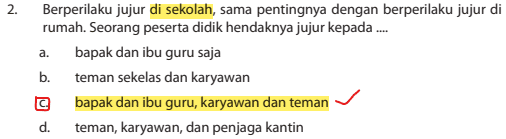 Detail Contoh Kejujuran Di Rumah Nomer 55