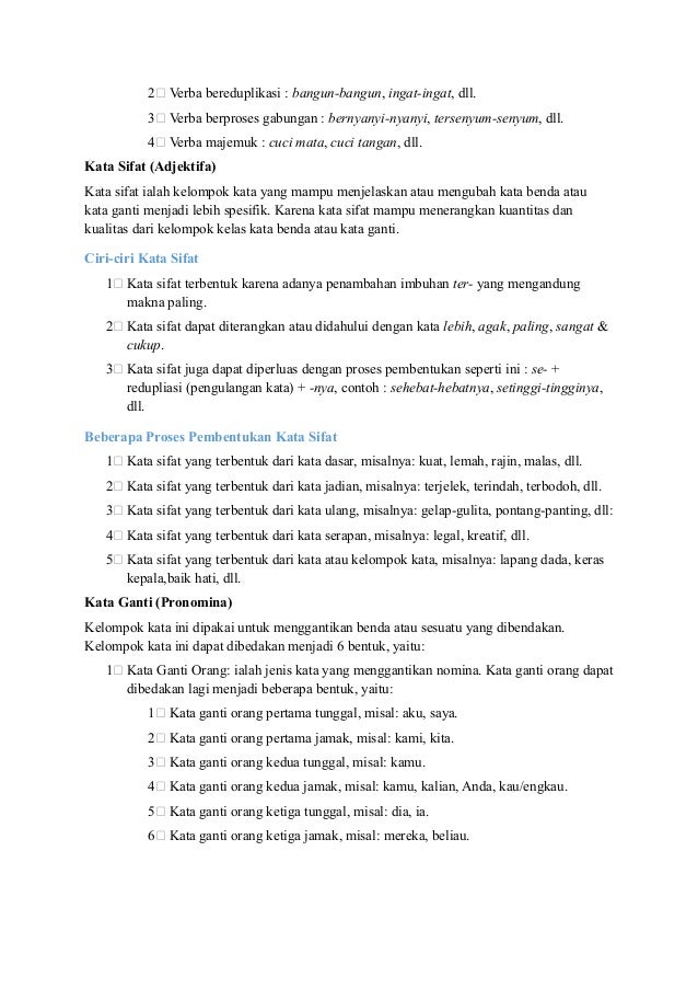 Detail Contoh Kelas Kata Nomer 15