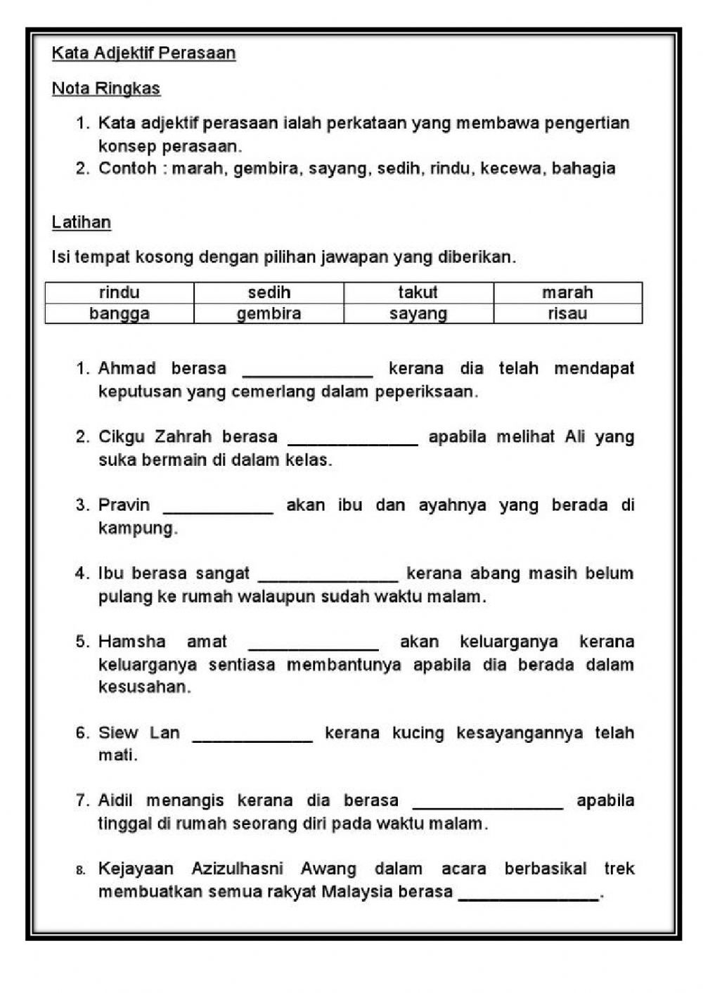 Detail Contoh Kelas Kata Nomer 42