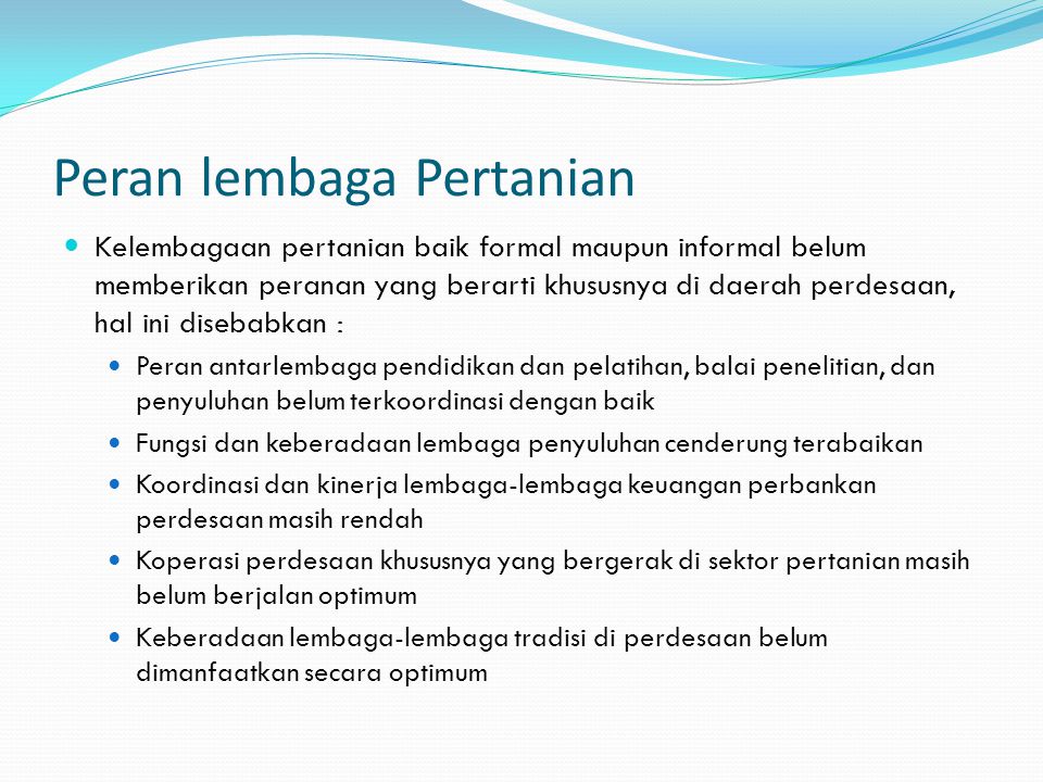 Detail Contoh Kelembagaan Pertanian Nomer 8