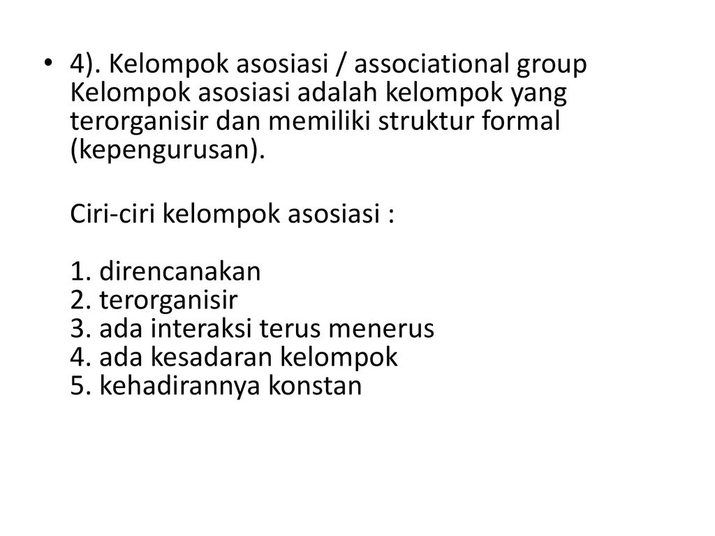 Detail Contoh Kelompok Asosiasi Nomer 20