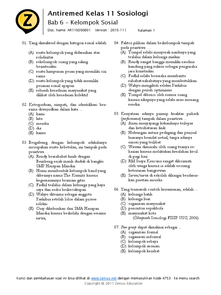 Detail Contoh Kelompok Asosiasi Nomer 49