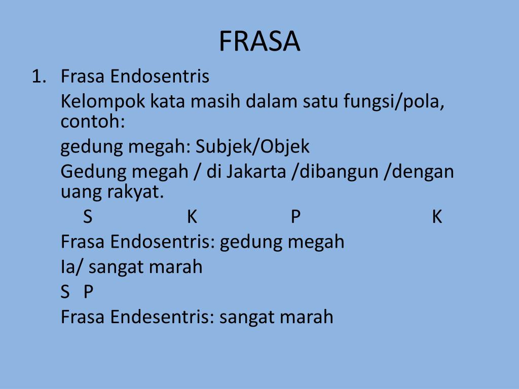 Detail Contoh Kelompok Kata Nomer 16