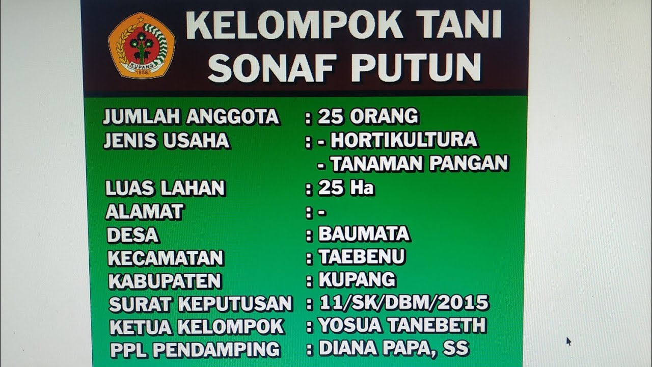 Detail Contoh Kelompok Tani Nomer 43