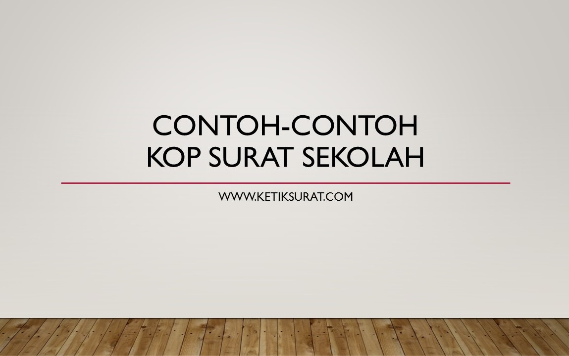 Detail Contoh Kepala Surat Nomer 48