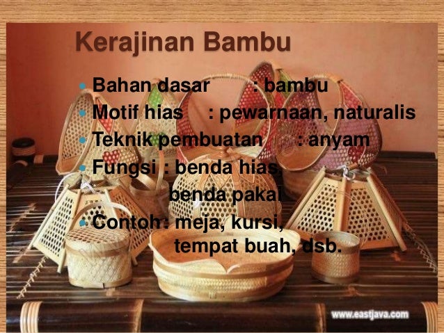 Detail Contoh Kerajinan Bahan Keras Dari Bambu Nomer 46