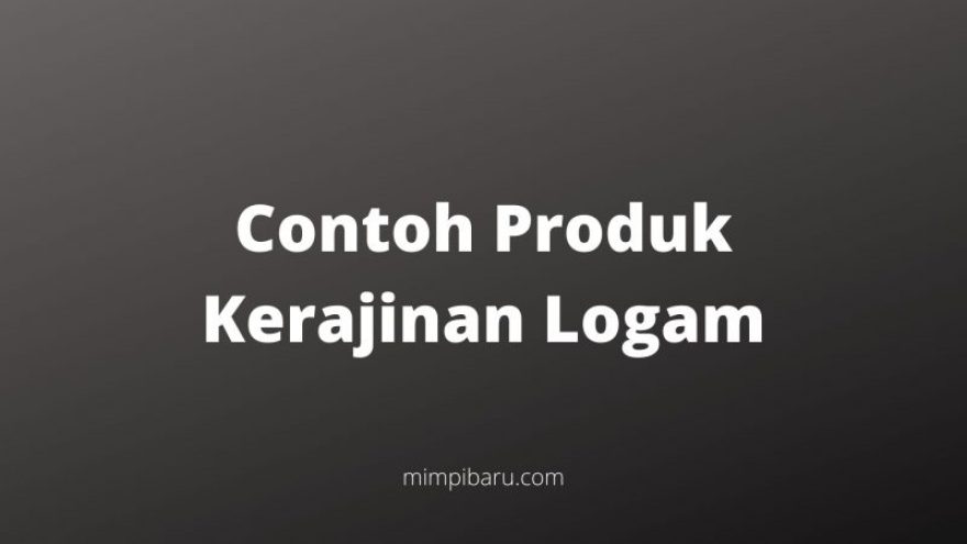 Detail Contoh Kerajinan Dari Logam Nomer 37