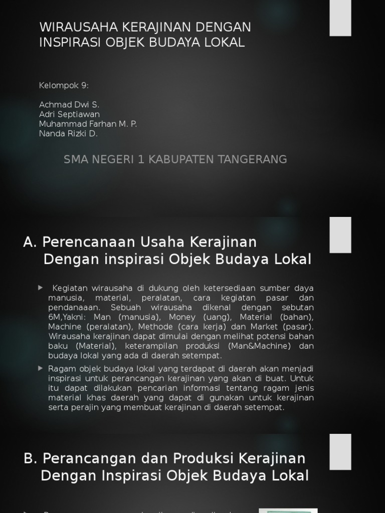 Detail Contoh Kerajinan Dengan Inspirasi Objek Budaya Lokal Nomer 29