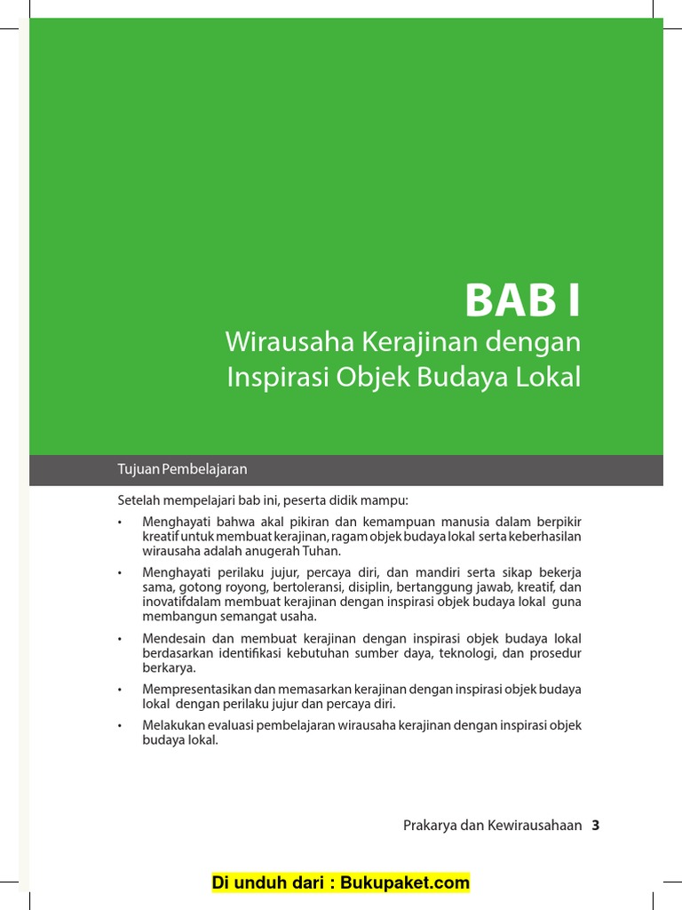 Detail Contoh Kerajinan Dengan Inspirasi Objek Budaya Lokal Nomer 31