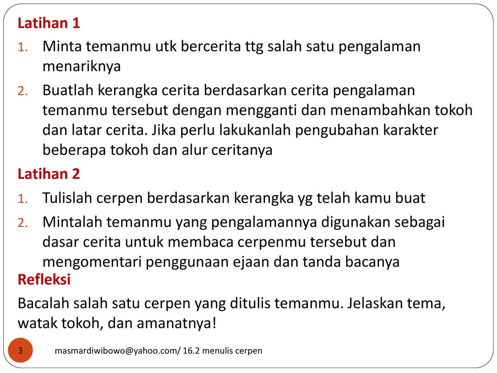 Detail Contoh Kerangka Cerita Nomer 37