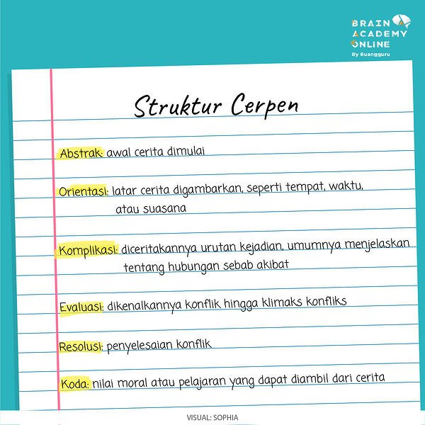 Detail Contoh Kerangka Cerpen Nomer 12