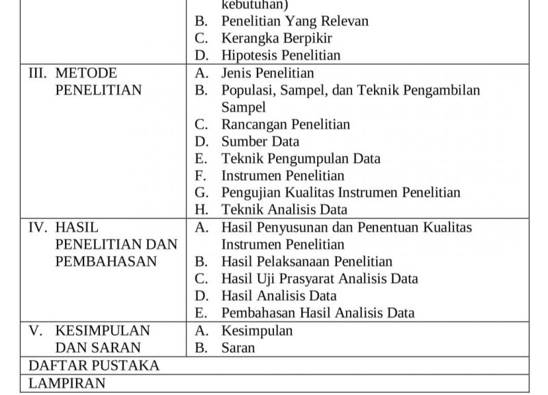 Detail Contoh Kerangka Ilmiah Nomer 31