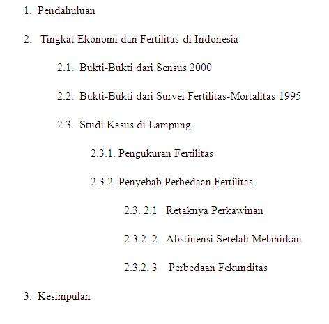 Detail Contoh Kerangka Karangan Ilmiah Nomer 13