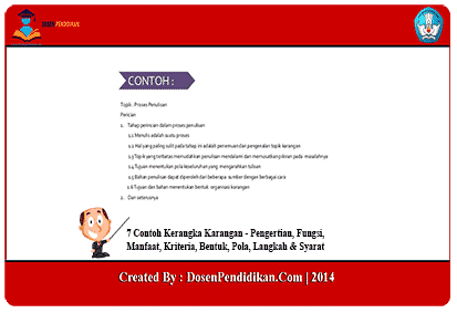 Detail Contoh Kerangka Karangan Ilmiah Nomer 6