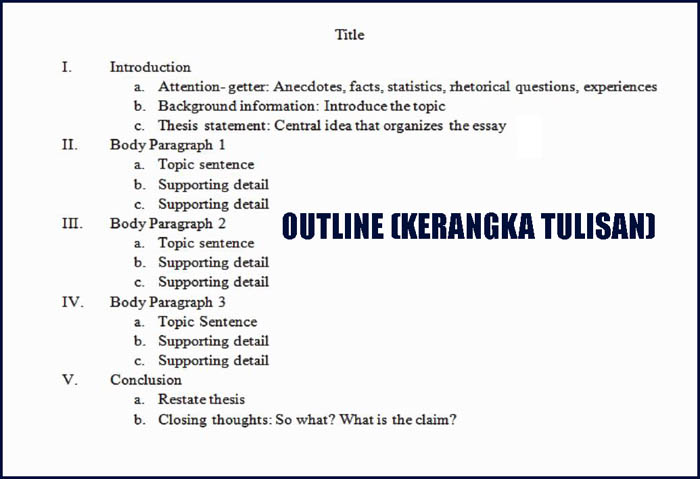 Detail Contoh Kerangka Karangan Ilmiah Nomer 9