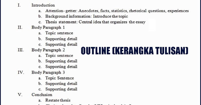 Detail Contoh Kerangka Karangan Tentang Pendidikan Nomer 12