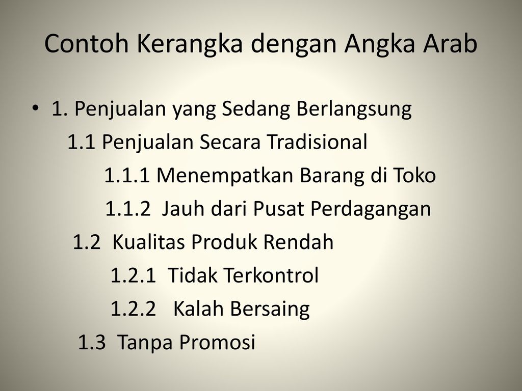 Detail Contoh Kerangka Karangan Tentang Pendidikan Nomer 25