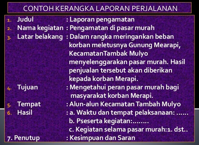 Detail Contoh Kerangka Laporan Nomer 42