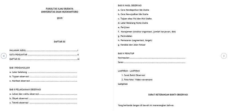 Detail Contoh Kerangka Laporan Nomer 51