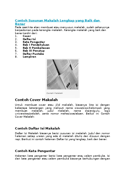 Detail Contoh Kerangka Makalah Nomer 52