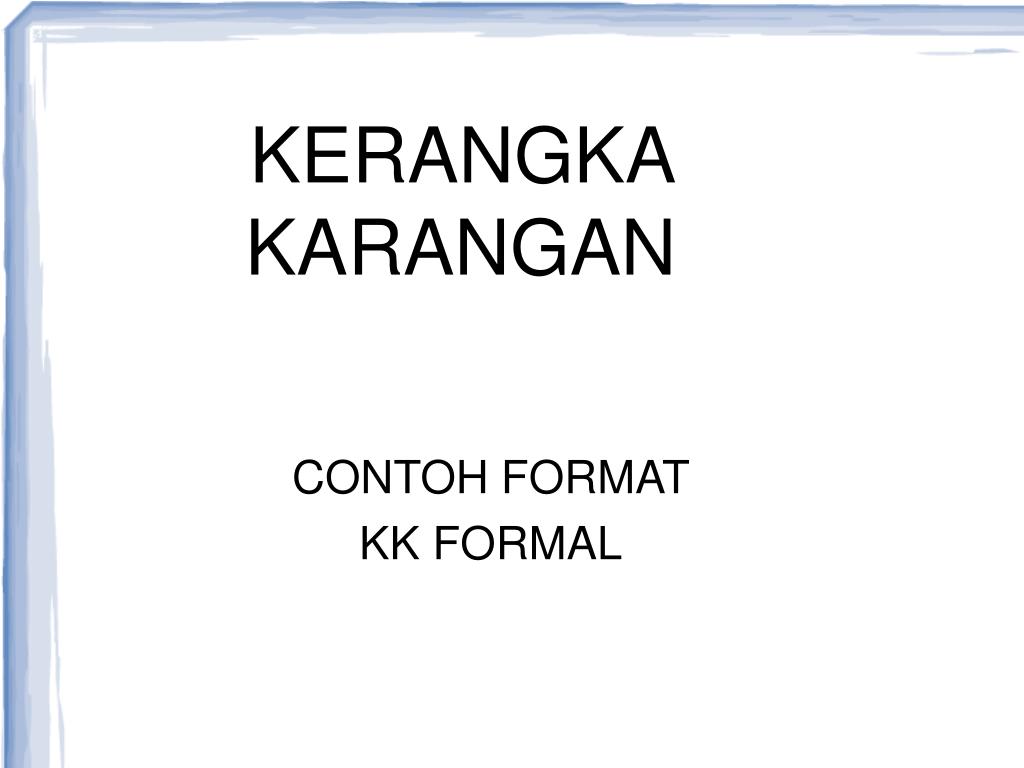 Detail Contoh Kerangka Paragraf Nomer 21