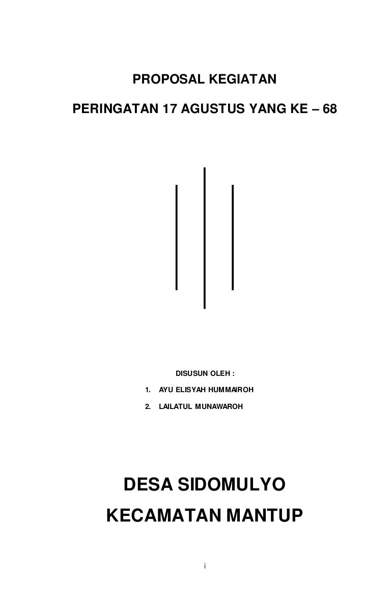 Detail Contoh Kerangka Proposal Kegiatan Nomer 54