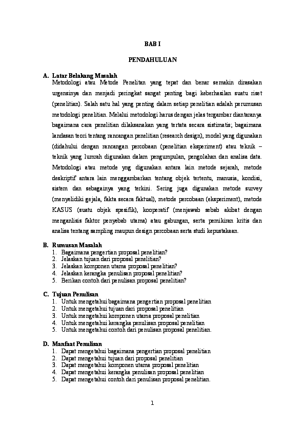 Detail Contoh Kerangka Proposal Penelitian Nomer 13