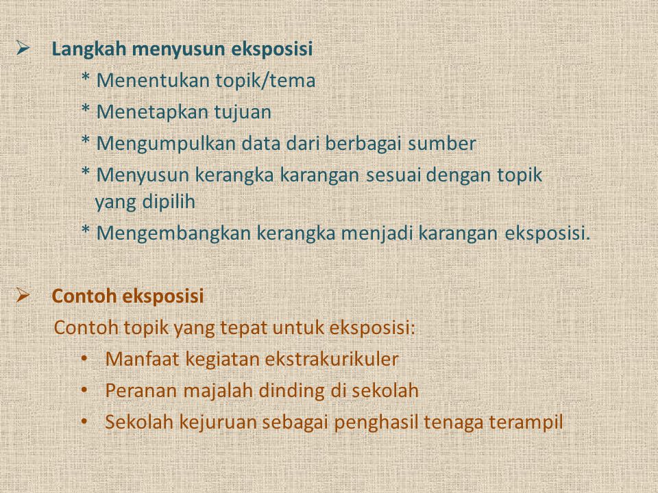 Detail Contoh Kerangka Teks Eksposisi Nomer 55