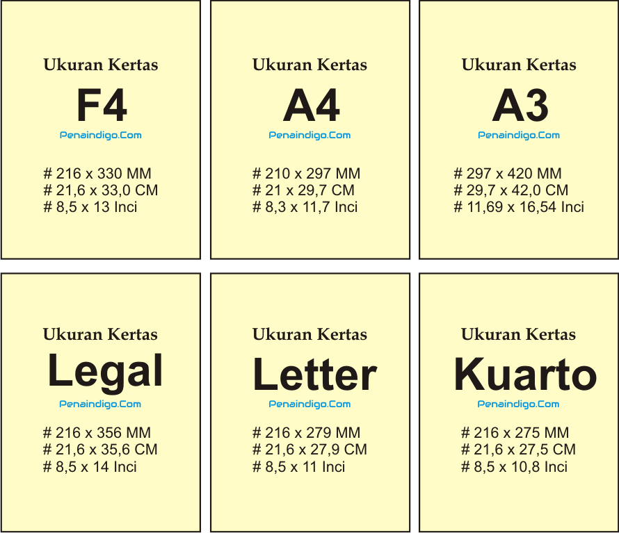 Detail Contoh Kertas A4 Nomer 19