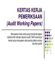 Detail Contoh Kertas Kerja Audit Perusahaan Nomer 44