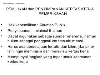 Detail Contoh Kertas Kerja Pemeriksaan Nomer 37