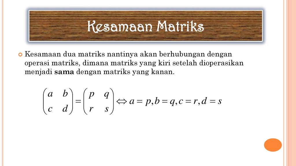 Detail Contoh Kesamaan Dua Matriks Nomer 26