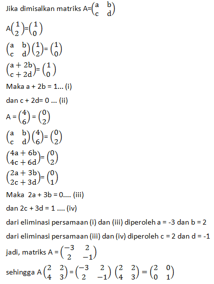 Detail Contoh Kesamaan Dua Matriks Nomer 42