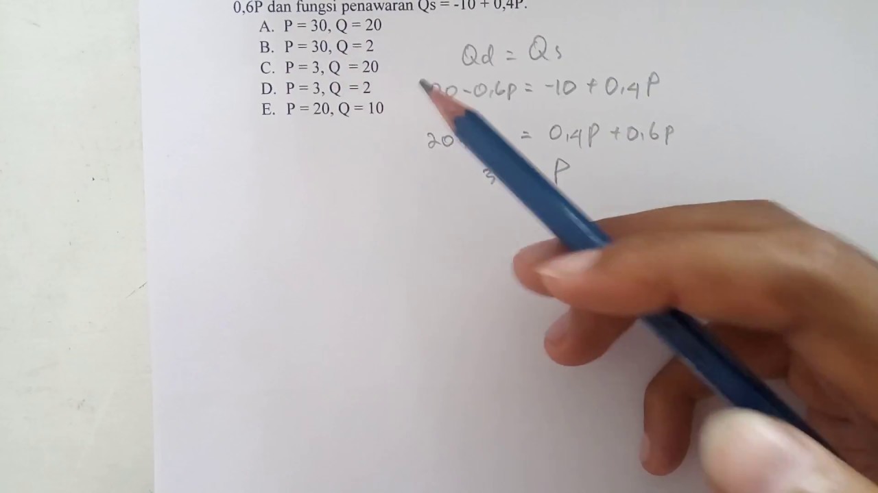 Detail Contoh Keseimbangan Pasar Nomer 44