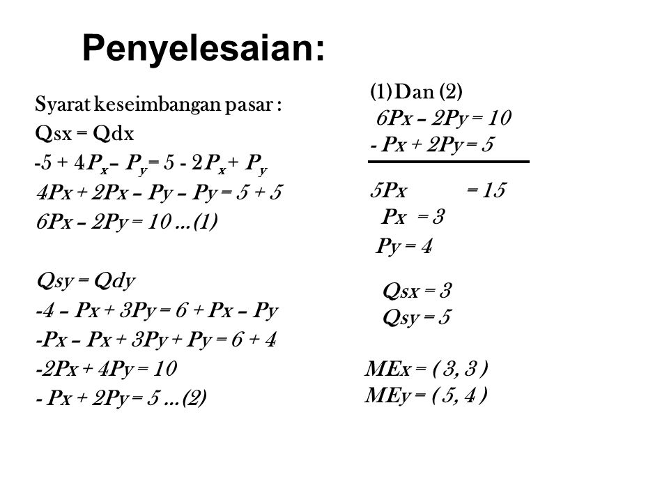 Detail Contoh Keseimbangan Pasar Nomer 47