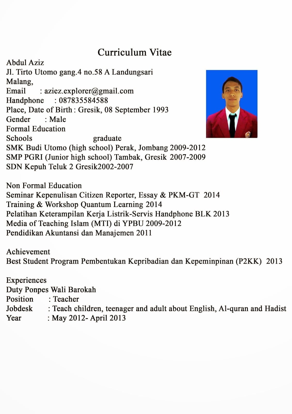 Detail Contoh Keterampilan Dalam Cv Nomer 54