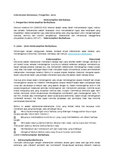 Detail Contoh Keterampilan Membaca Nomer 36