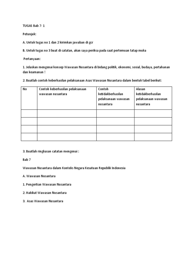 Detail Contoh Ketidakberhasilan Pelaksanaan Asas Wawasan Nusantara Nomer 35