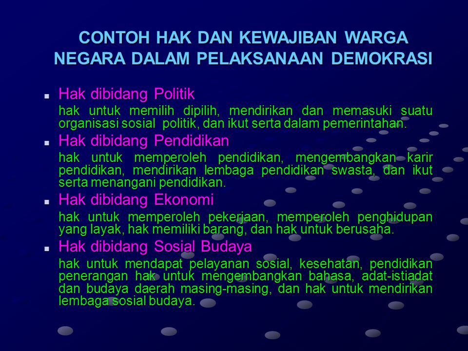 Detail Contoh Kewajiban Warga Negara Dalam Bidang Ekonomi Nomer 8