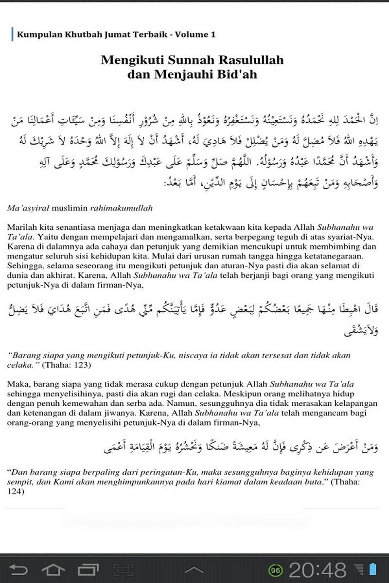 Download Contoh Khutbah Jumat Lengkap Dengan Pembuka Dan Penutup Nomer 20