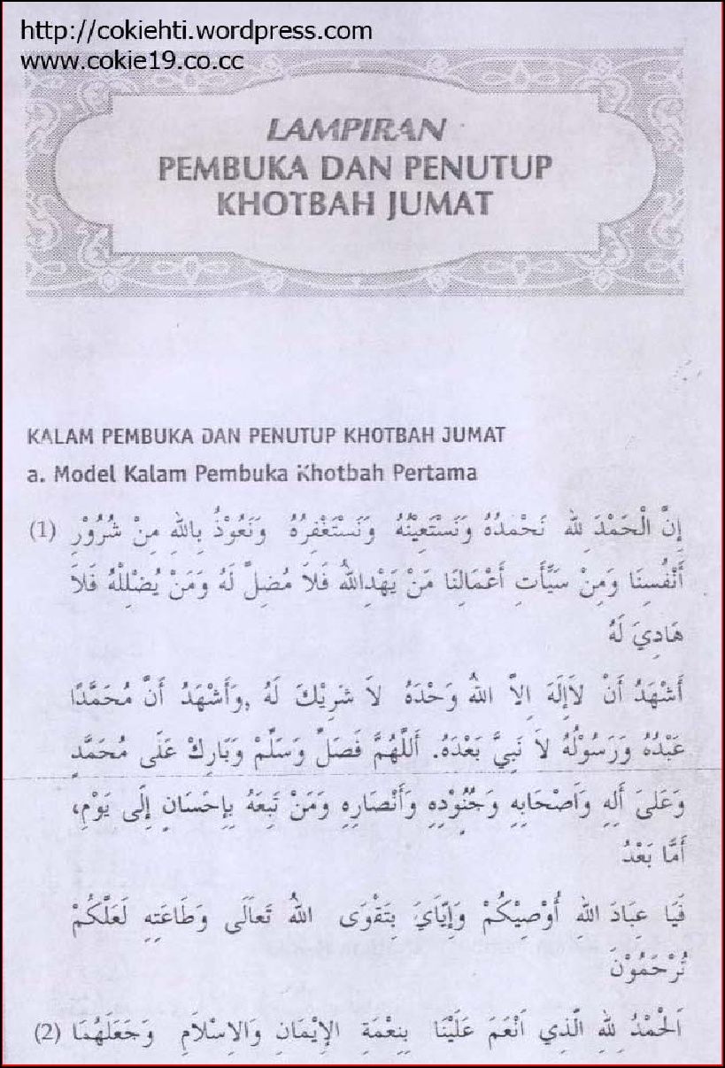 Detail Contoh Khutbah Jumat Lengkap Dengan Pembuka Dan Penutup Nomer 4