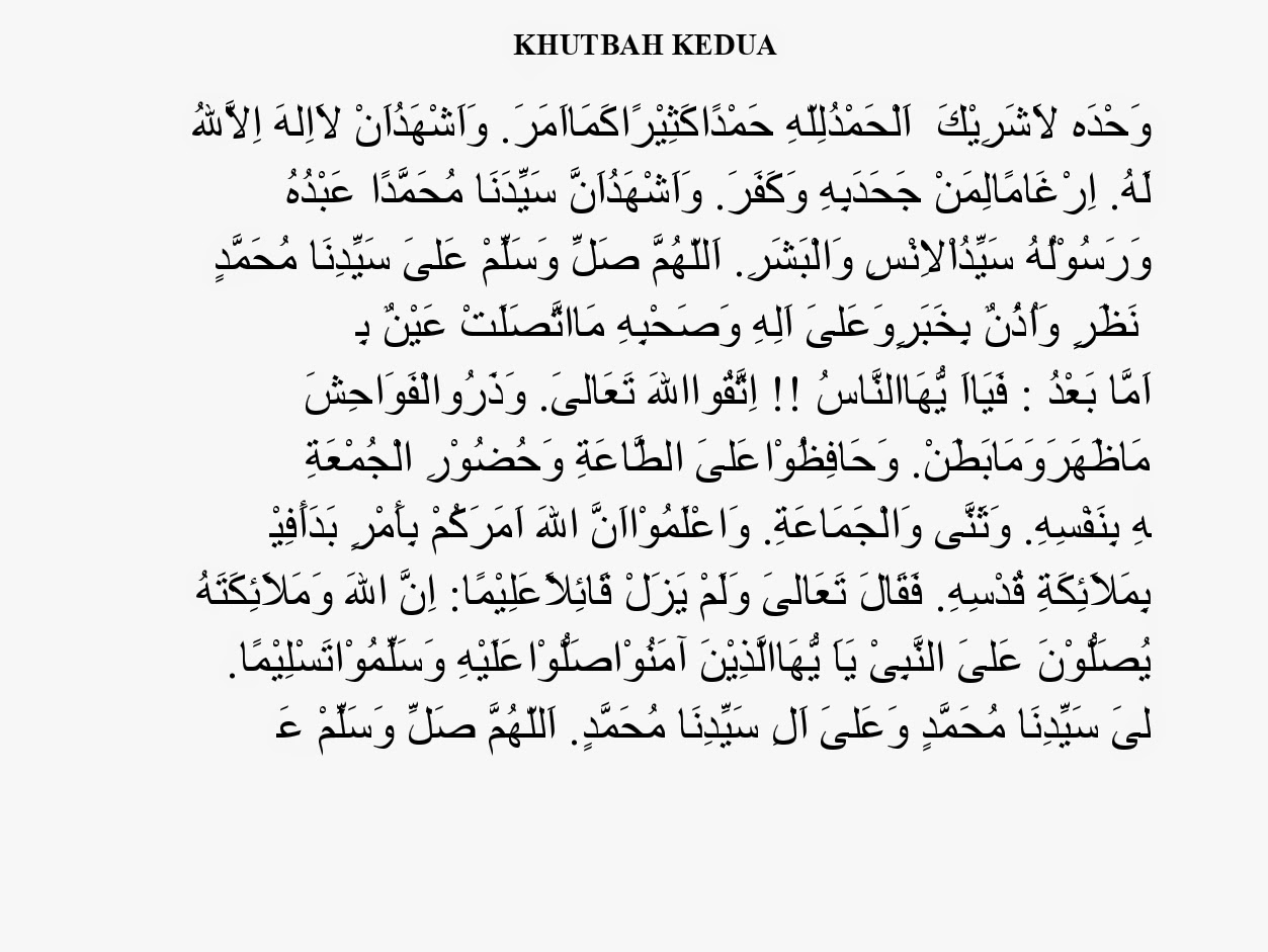 Detail Contoh Khutbah Jumat Pertama Dan Kedua Nomer 13