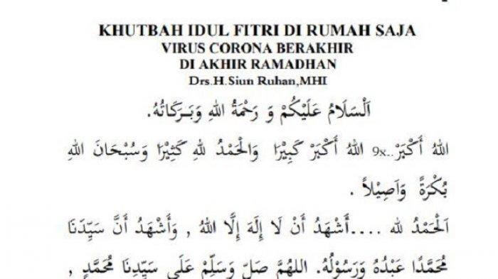 Detail Contoh Khutbah Ramadhan Singkat Nomer 35