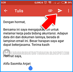 Detail Contoh Kirim Cv Lewat Email Nomer 9