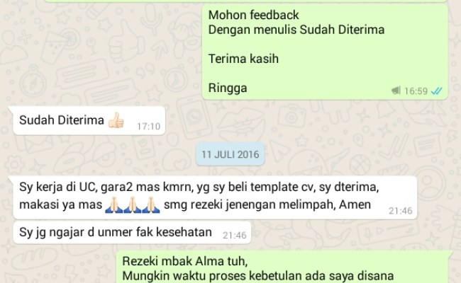 Detail Contoh Kirim Cv Lewat Wa Nomer 44