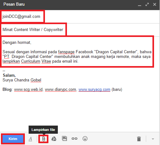 Detail Contoh Kirim Email Nomer 15