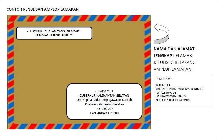 Detail Contoh Kirim Surat Lewat Pos Nomer 23