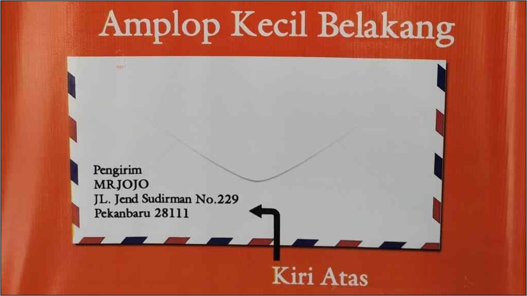 Detail Contoh Kirim Surat Lewat Pos Nomer 48