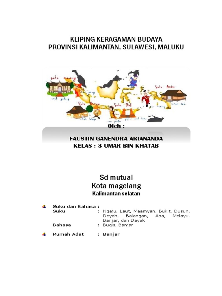 Detail Contoh Kliping Keragaman Budaya Indonesia Koleksi Nomer 13 Detail Contoh Kliping Keragaman Budaya Indonesia Koleksi Nomer 13