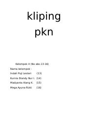 Detail Contoh Kliping Pkn Nomer 4